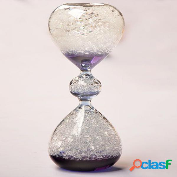 Creative Dream Bubble Sand Base de madeira Ampulheta