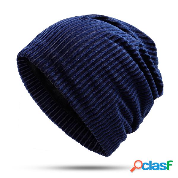 Gorro feminino de algodão de veludo étnico Chapéu vintage