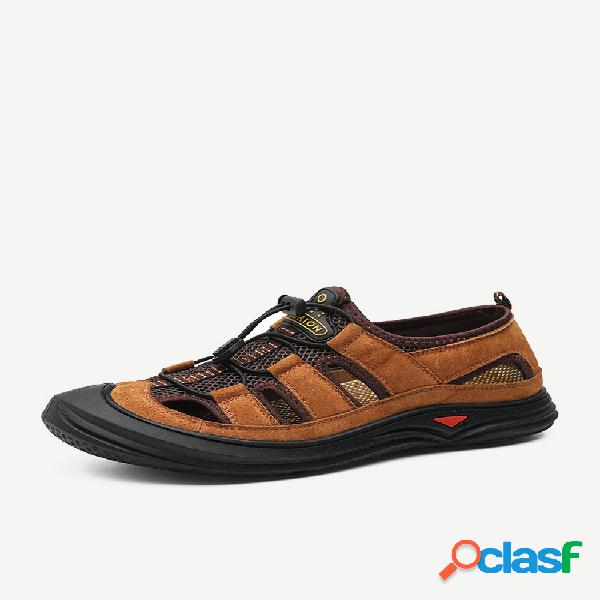 Homens Anti-colisão Non Slip Laço Elástico Soft Sola Ao
