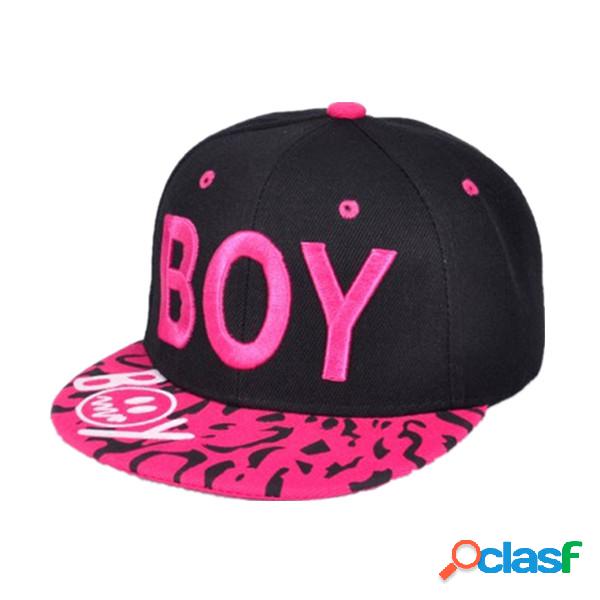 Homens Mulheres Carta Bordado Boné de Beisebol Leopard Brim