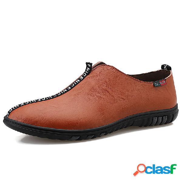 Homens antiderrapante Soft único deslizamento em sapatos de
