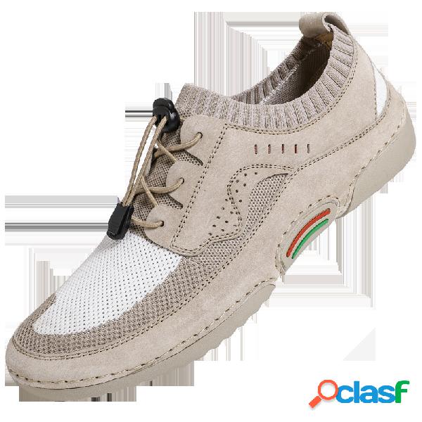 Homens antiderrapante respirável Soft sapatos casuais ao ar