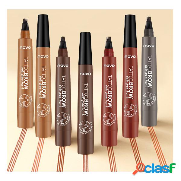 Lápis de sobrancelha Quatro-bifurcado Long-Lasting