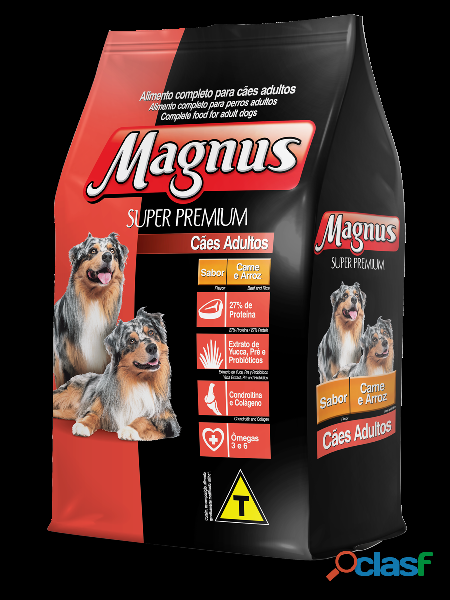 Magnus Super Premium Cães Sabor Carne 15 kg