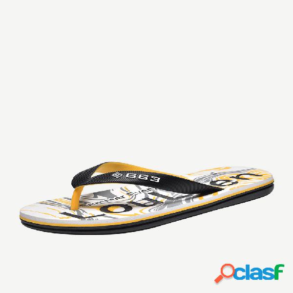 Masculino Soft antiderrapante Praia chinelos