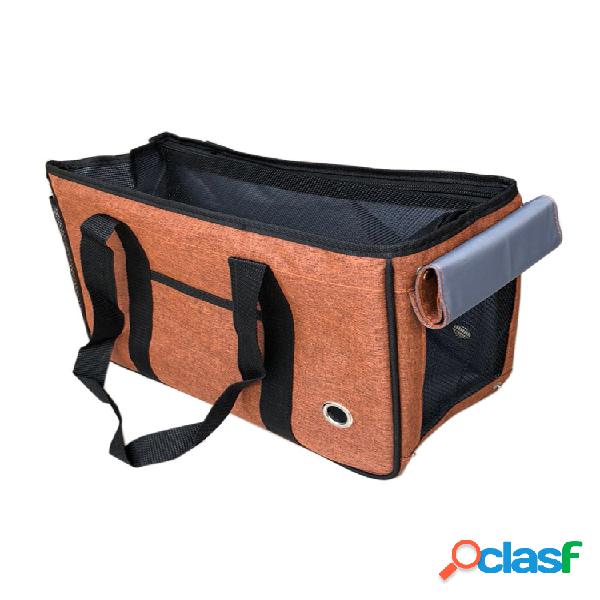 Material de Lona Pet Bolsa Animal de Estimação Respirável