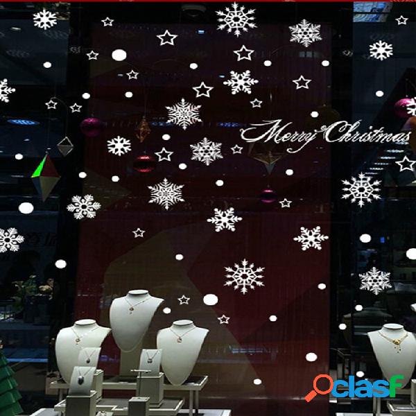 Miico SK6012 Adesivo de Natal Floco de neve Padrão Adesivos