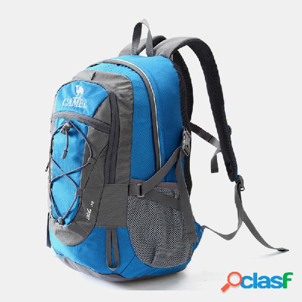 Mochila masculina 30L de poliéster à prova d'água