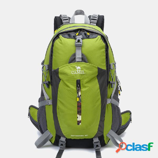 Mochila masculina de poliéster 40L à prova d'água de peso