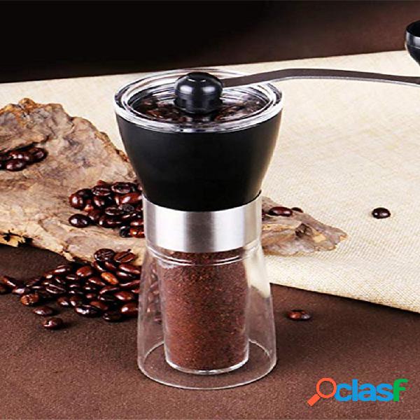 Moedor de café de aço inoxidável manual do moedor de