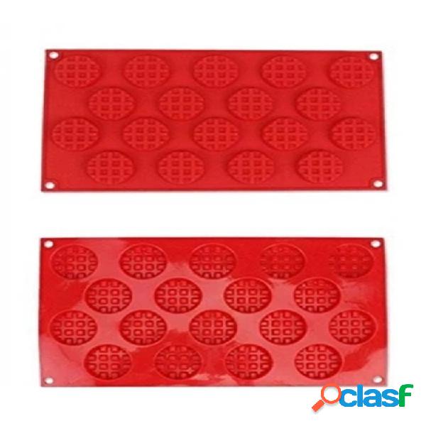 Molde do silicone da forma do waffle da bandeja do cozimento