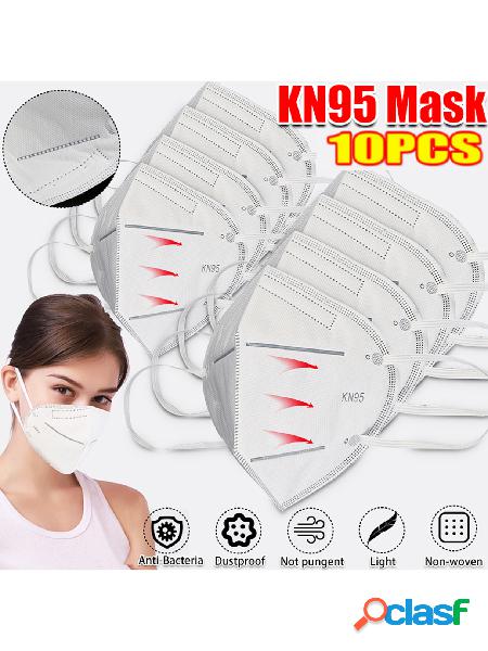 Máscaras KN95 de 10 unidades PM2.5 Máscara facial de