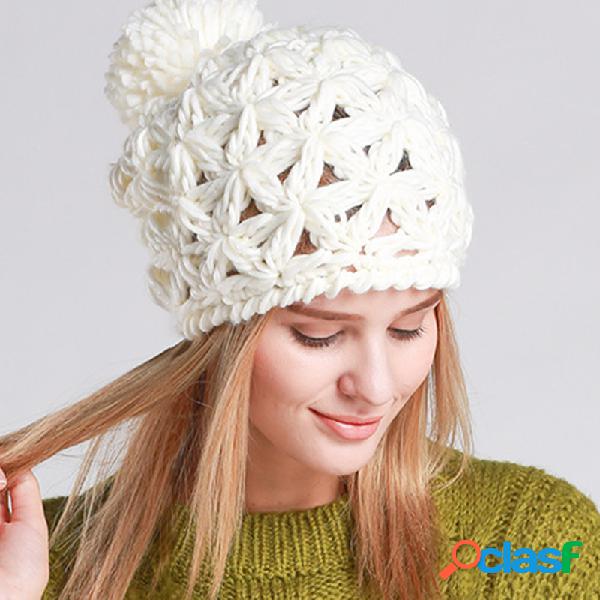 Mulheres Gorro De Malha Chapéu Com Capuz Chapéu