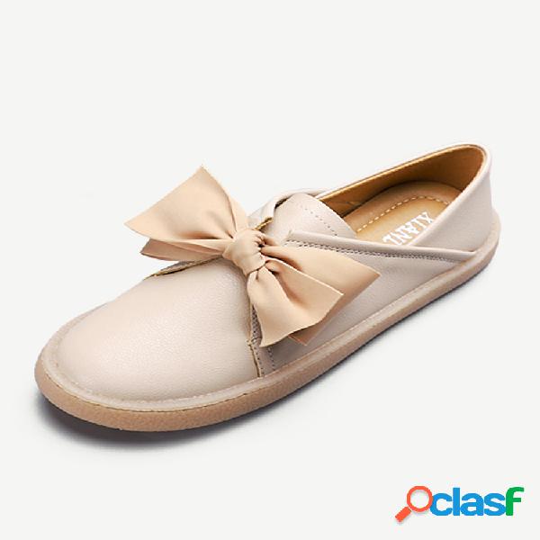 Mulheres arco Soft fundo mocassins apartamento