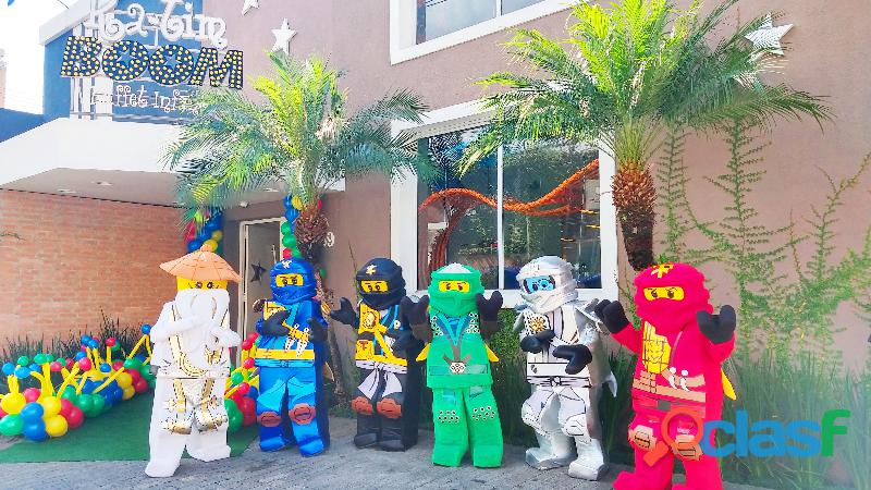 Ninjago Cosplay personagens vivos para festa infantil