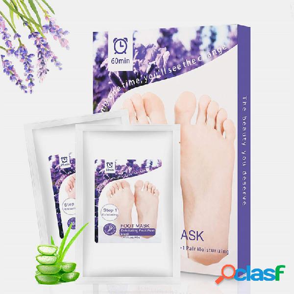 Pé Esfoliante de Lavanda Máscara Remover Calos do Fedor do