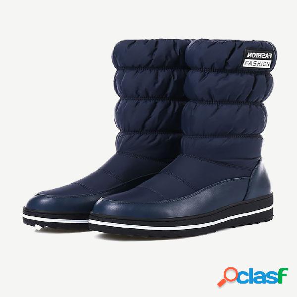 Pano baixo impermeável plataforma deslizante em botas
