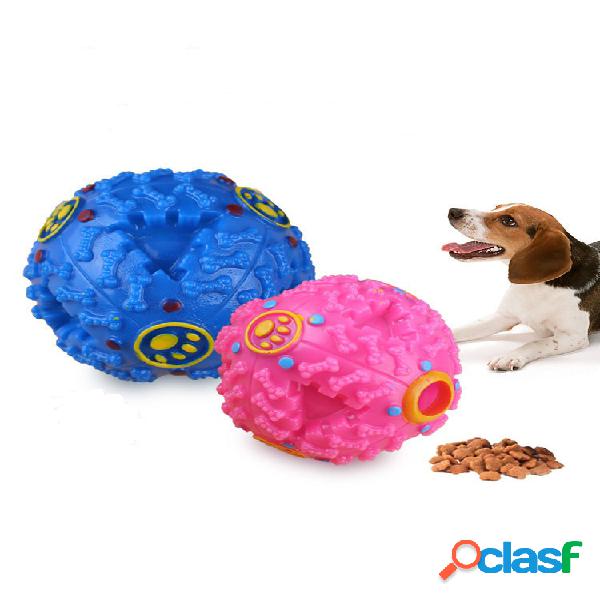 Pet Leaking Ball Cachorro Brinquedo Não-Tóxico De Borracha