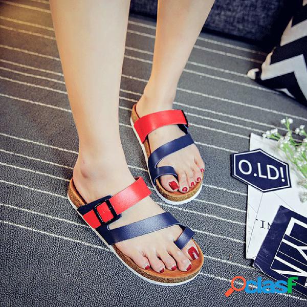 Plus Tamanho Mulheres Casual Clipe Toe Buckle Soft