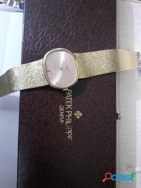 Relógio marca Patek Philippe modelo bracelete todo ouro