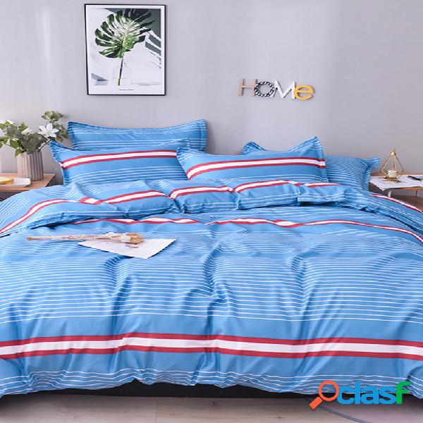 Roupa de cama confortável e estilo simples, fronha de