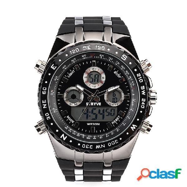 STRYVE Sport Digital Quartz Relógios Multifuncional