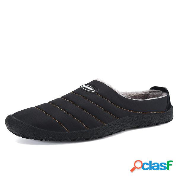 Sapatilha Impermeável Casual de Tecido Revestimento de