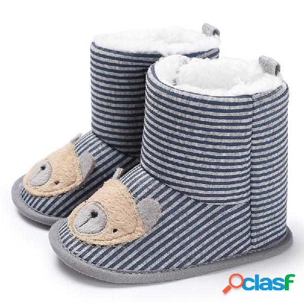 Sapatos de criança de bebê fofos e confortáveis pano de