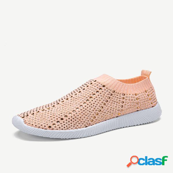 Sapatos de meia de corrida femininos de tamanho grande, com