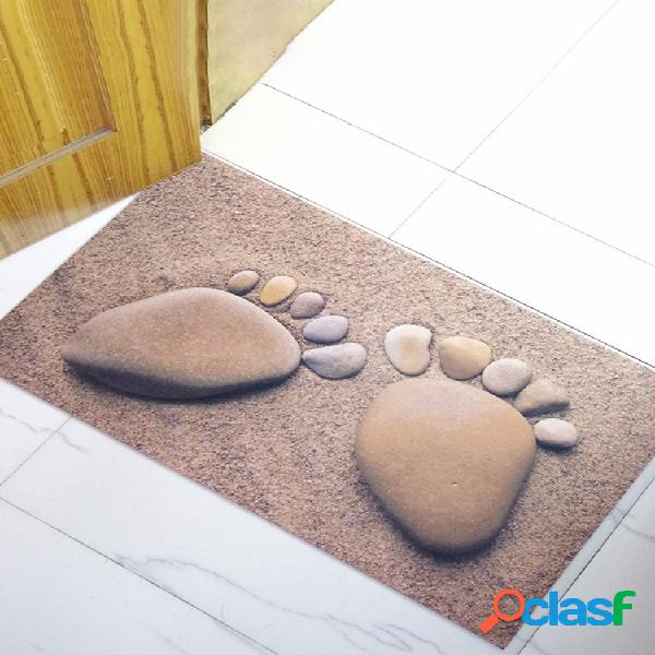 Tapete de Porta de Borracha 3D Chic Para Casa Padronagem de