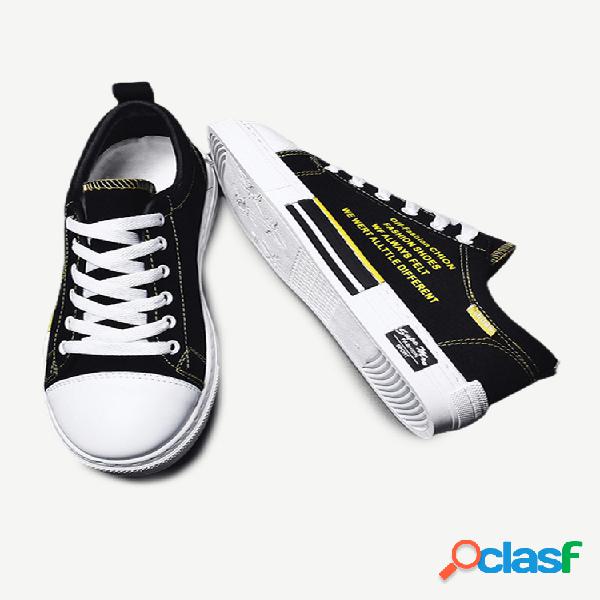 Temporada Sapatos de Lona dos homens Sapatos Casuais Sapatos