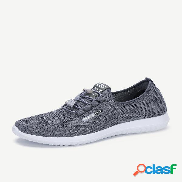 Tênis masculino Fabirc respirável leve casual para corrida