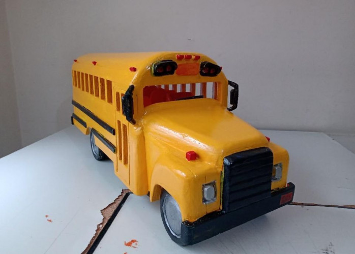 Réplica: Ônibus Escolar Americano - "School Bus" - em