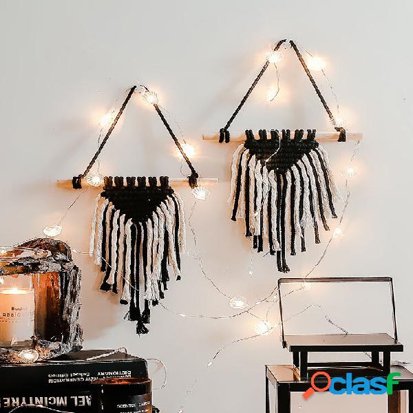 1 PC Macrame Bohemian Tapeçaria de Suspensão de Parede