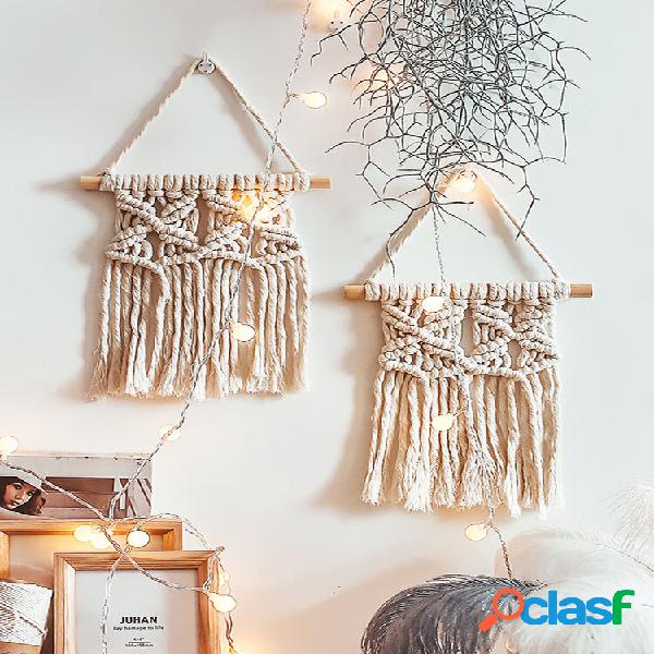 1 PC Nordic Macrame Suspensão de Parede Decoração de