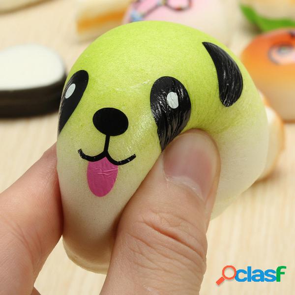 10 unidades Kawaii Squishy Soft Toy Sushi Panda Tiras de