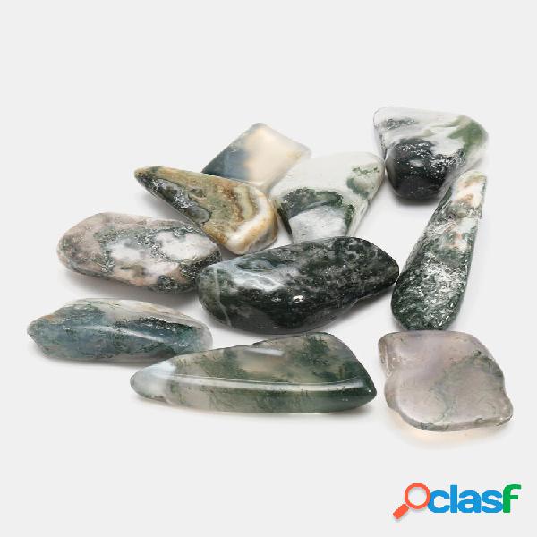 10 unidades de pedra de cristal de ágata faça você mesmo