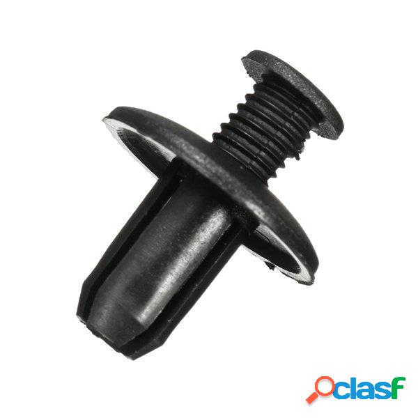 100 pcs 8mm Plástico Rebites Fastener Clips Pushpin Para O