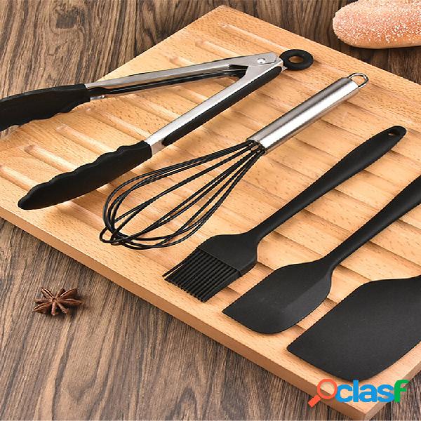 10PCS Silicone Antiaderente Panelas Panela Utensílios de