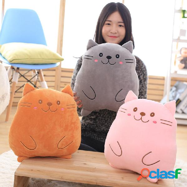 15,7 x 11,8 "Cartoon Cat Plush Hug Travesseiro Almofada