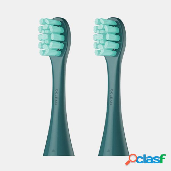 2 peças de reposição Escova cabeças de escova de dentes