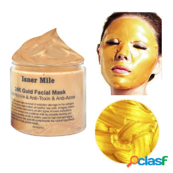 24 K Ouro Remoção de Cravo Máscara Facial Nutritivo Oil