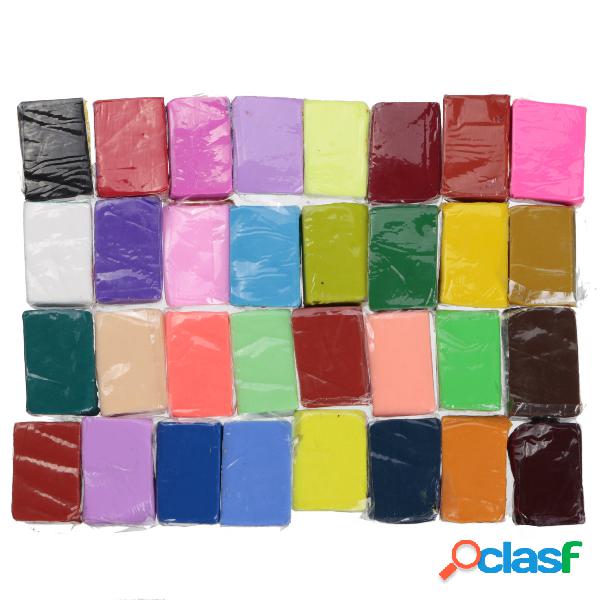 32 cores de argila de polímero Fimo Block modelagem