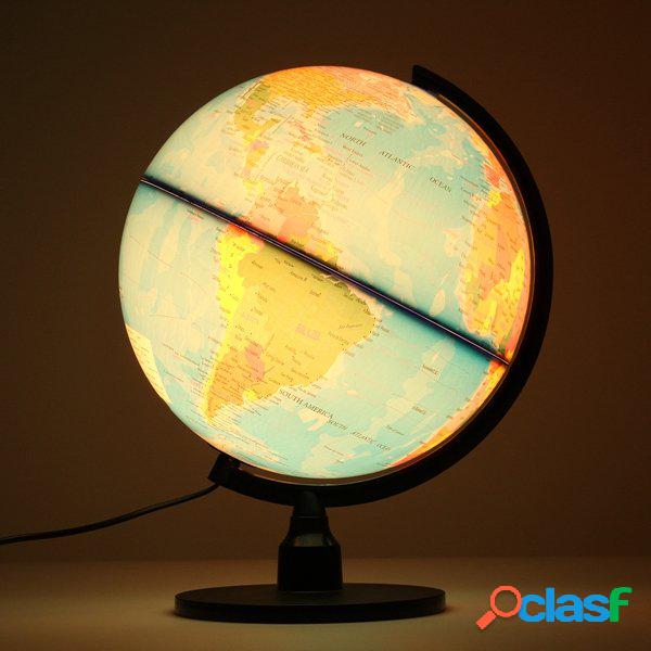 32cm Creative Illuminated World Earth Globe Rotating Night