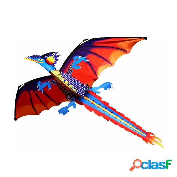 3D Dragão Kite 140 * 120 cm de linha única com cauda