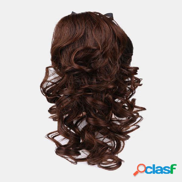 4 cores longo encaracolado Cabelo bandagem fibra de alta