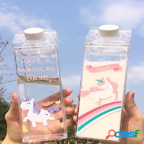 500 ml Fantástico Verão Unicórnio Dos Desenhos Animados