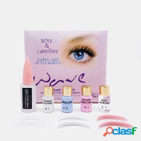 7Pcs / Kit Cílios Perm Kit Boneca Perm Eyelash Syrup