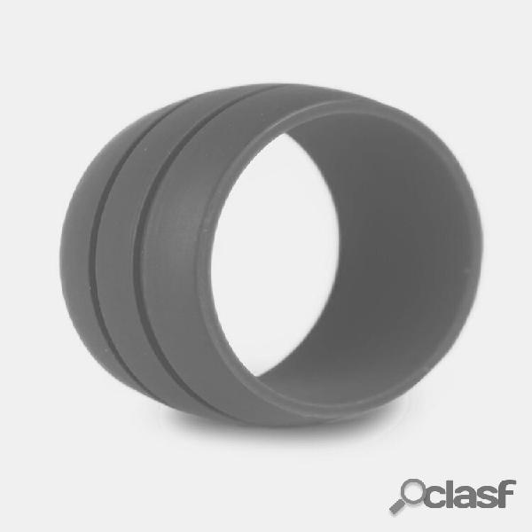 8,5 MM moderno Colorful ambiental Silicone anéis casual