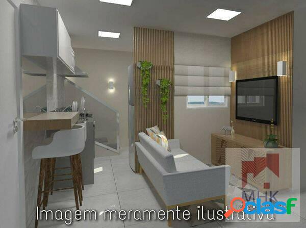 Apartamento 2 dormitórios 43m² - Vila Humaitá - Santo